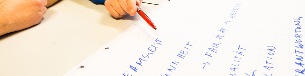 Brainstorming Handschrift Notizen